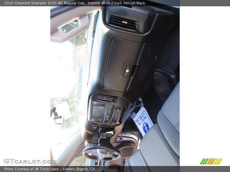Summit White / Dark Ash/Jet Black 2016 Chevrolet Silverado 1500 WT Regular Cab