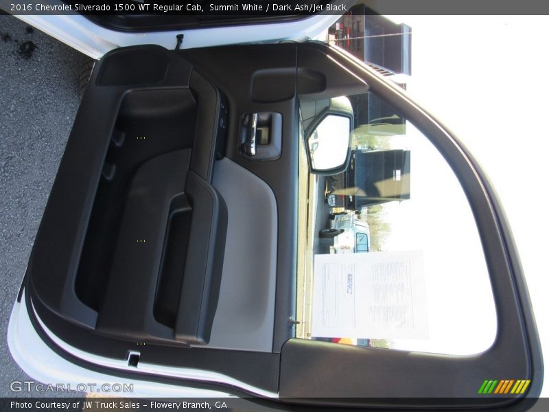 Summit White / Dark Ash/Jet Black 2016 Chevrolet Silverado 1500 WT Regular Cab