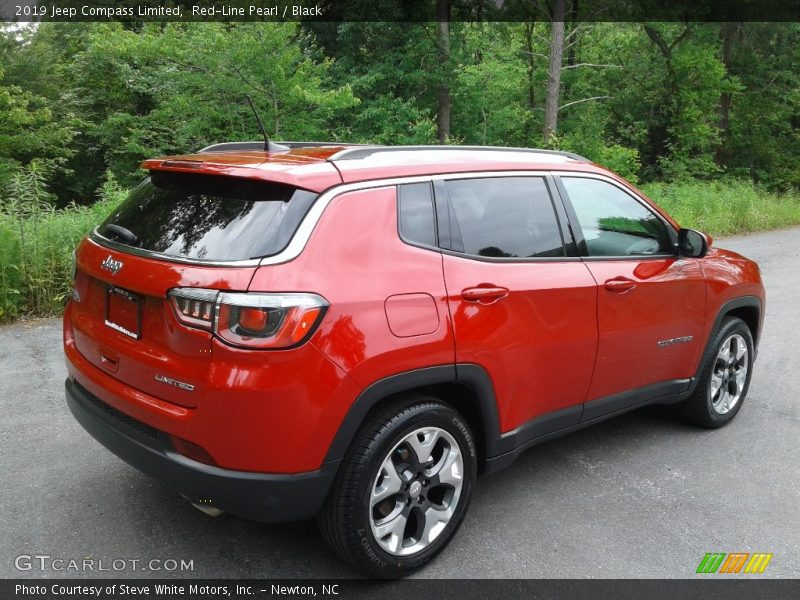 Red-Line Pearl / Black 2019 Jeep Compass Limited