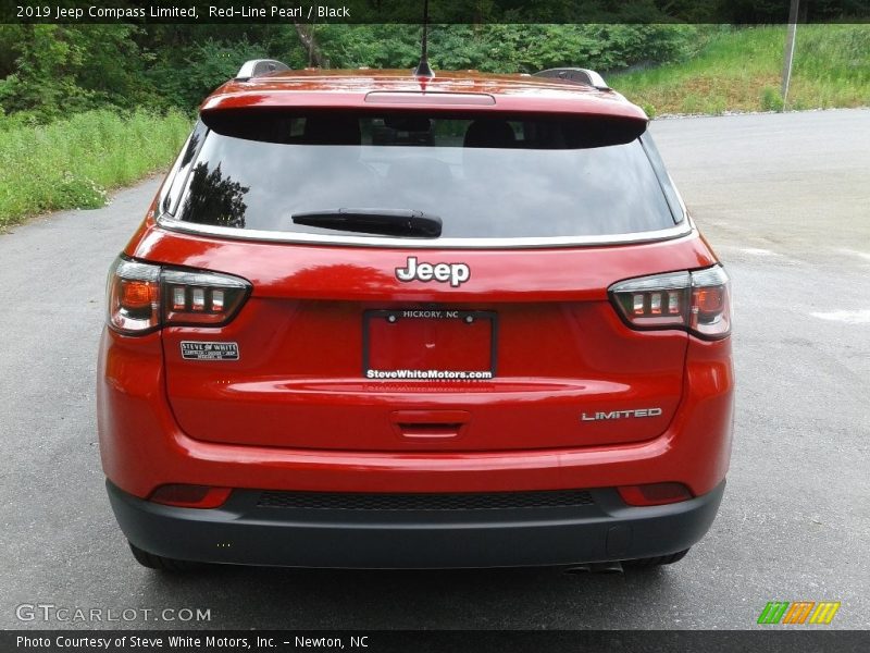Red-Line Pearl / Black 2019 Jeep Compass Limited