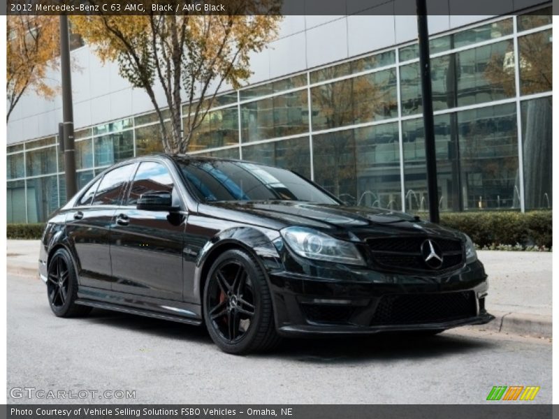Black / AMG Black 2012 Mercedes-Benz C 63 AMG