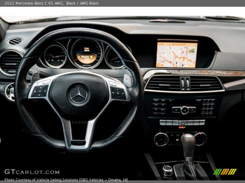Black / AMG Black 2012 Mercedes-Benz C 63 AMG