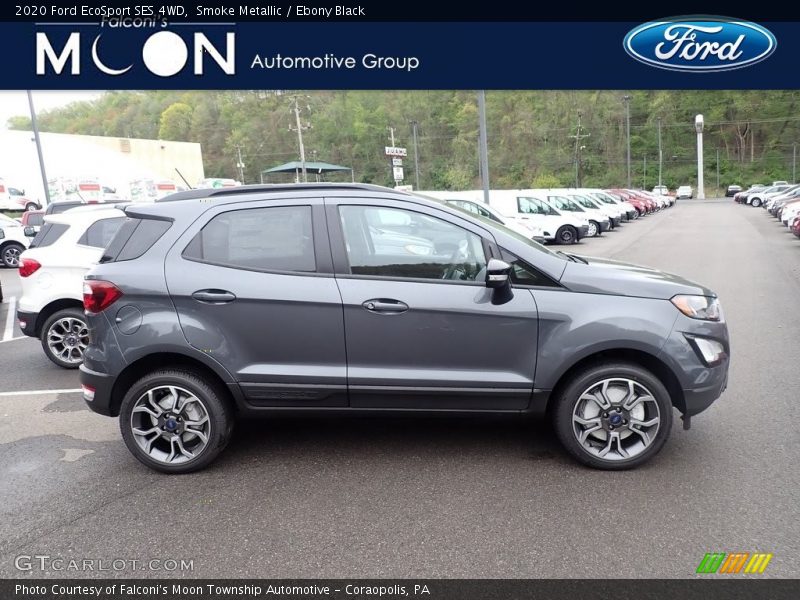 Smoke Metallic / Ebony Black 2020 Ford EcoSport SES 4WD