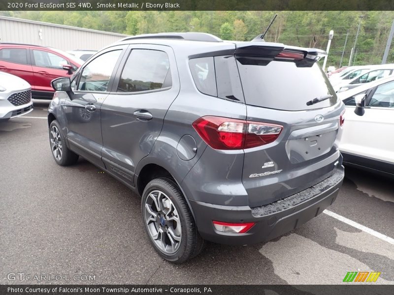 Smoke Metallic / Ebony Black 2020 Ford EcoSport SES 4WD