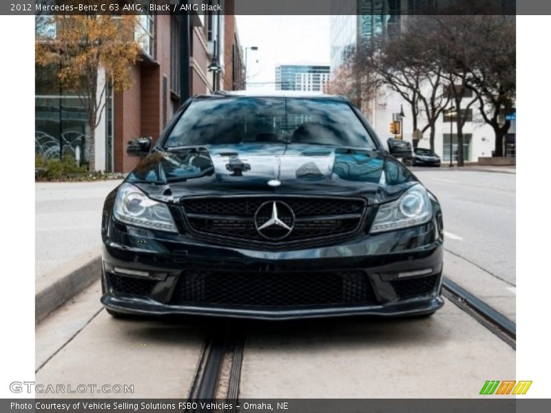 Black / AMG Black 2012 Mercedes-Benz C 63 AMG