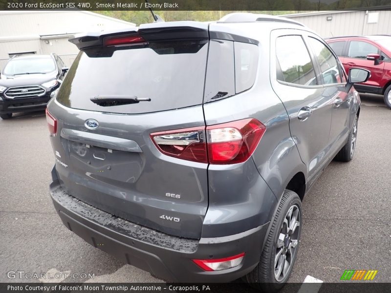 Smoke Metallic / Ebony Black 2020 Ford EcoSport SES 4WD