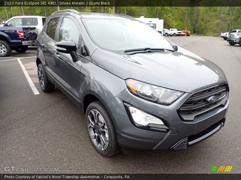 Smoke Metallic / Ebony Black 2020 Ford EcoSport SES 4WD