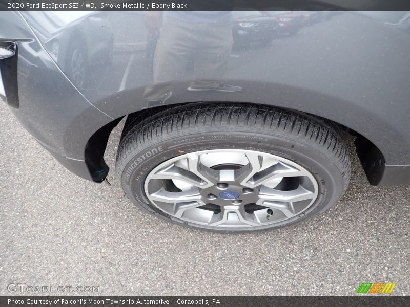 Smoke Metallic / Ebony Black 2020 Ford EcoSport SES 4WD