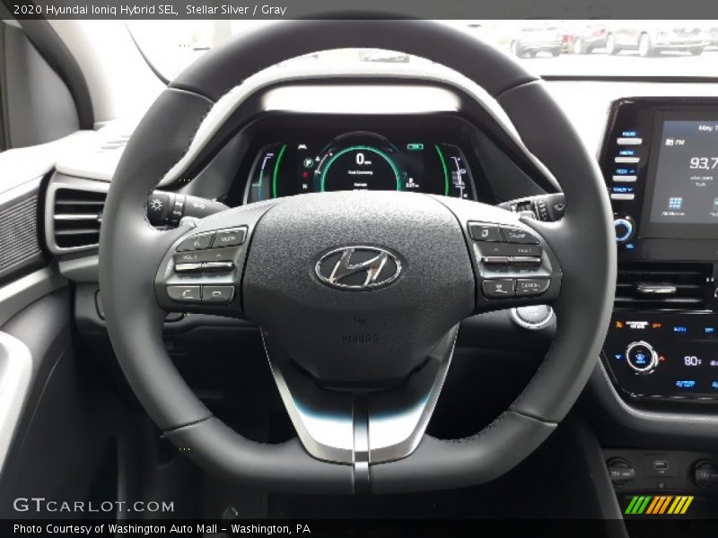 Stellar Silver / Gray 2020 Hyundai Ioniq Hybrid SEL