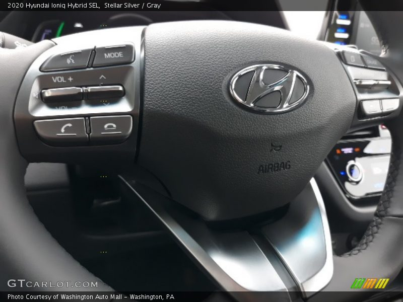 Stellar Silver / Gray 2020 Hyundai Ioniq Hybrid SEL