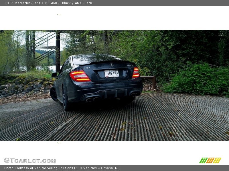 Black / AMG Black 2012 Mercedes-Benz C 63 AMG