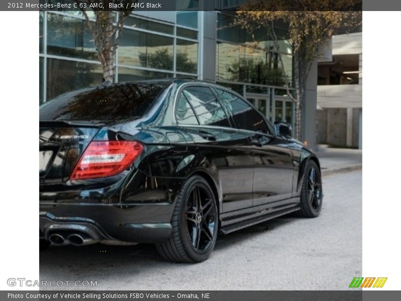 Black / AMG Black 2012 Mercedes-Benz C 63 AMG