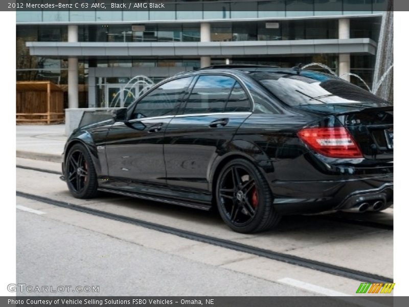 Black / AMG Black 2012 Mercedes-Benz C 63 AMG