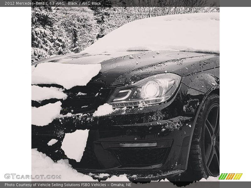 Black / AMG Black 2012 Mercedes-Benz C 63 AMG