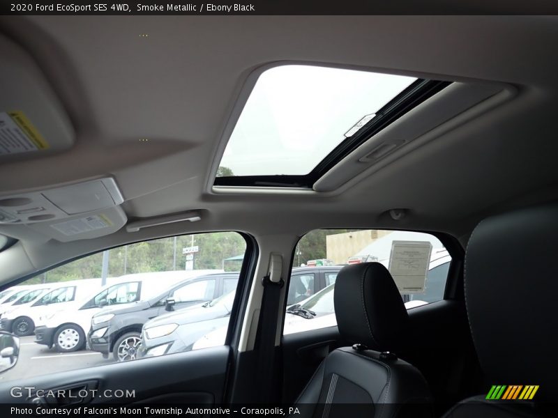 Smoke Metallic / Ebony Black 2020 Ford EcoSport SES 4WD