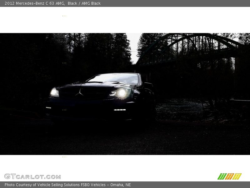 Black / AMG Black 2012 Mercedes-Benz C 63 AMG