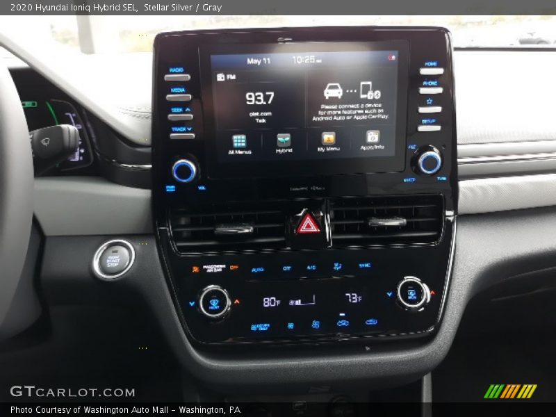 Stellar Silver / Gray 2020 Hyundai Ioniq Hybrid SEL