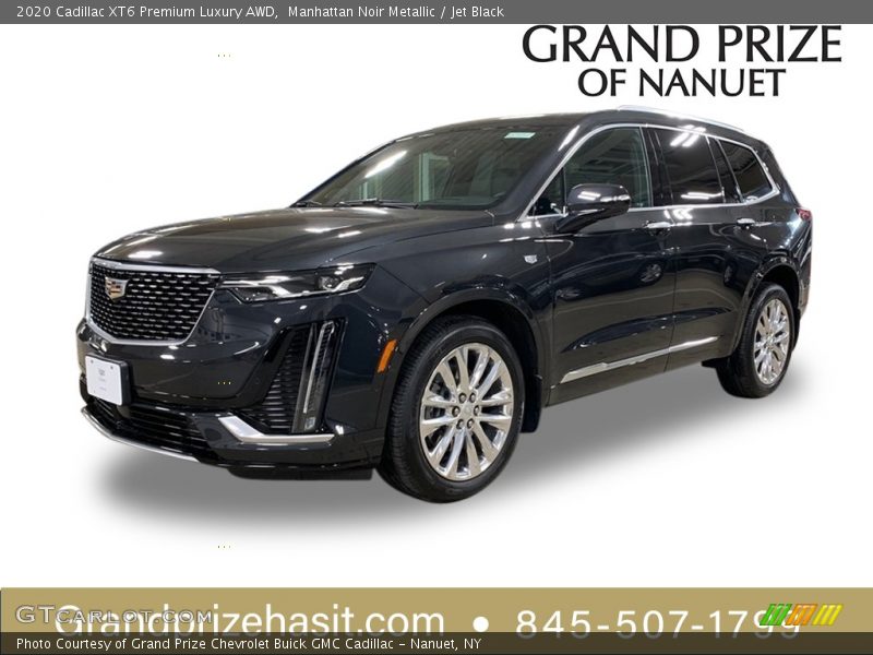 Manhattan Noir Metallic / Jet Black 2020 Cadillac XT6 Premium Luxury AWD