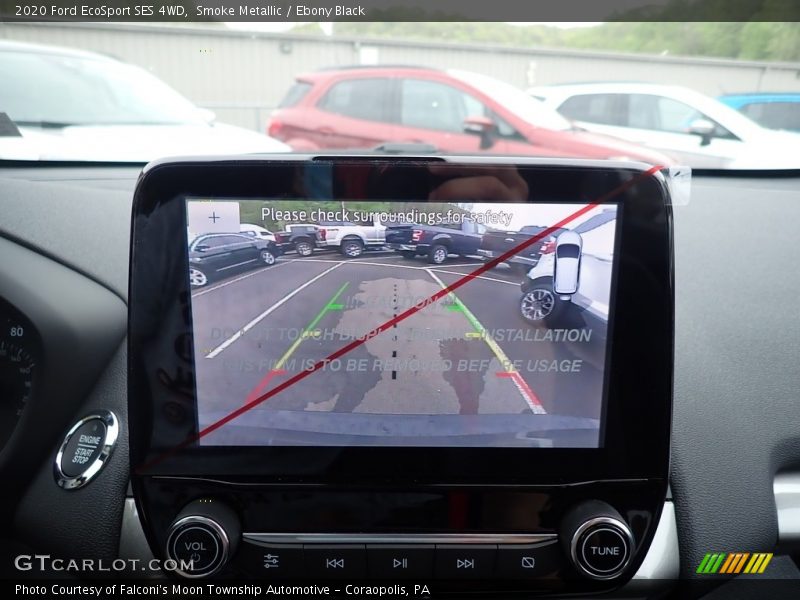 Smoke Metallic / Ebony Black 2020 Ford EcoSport SES 4WD