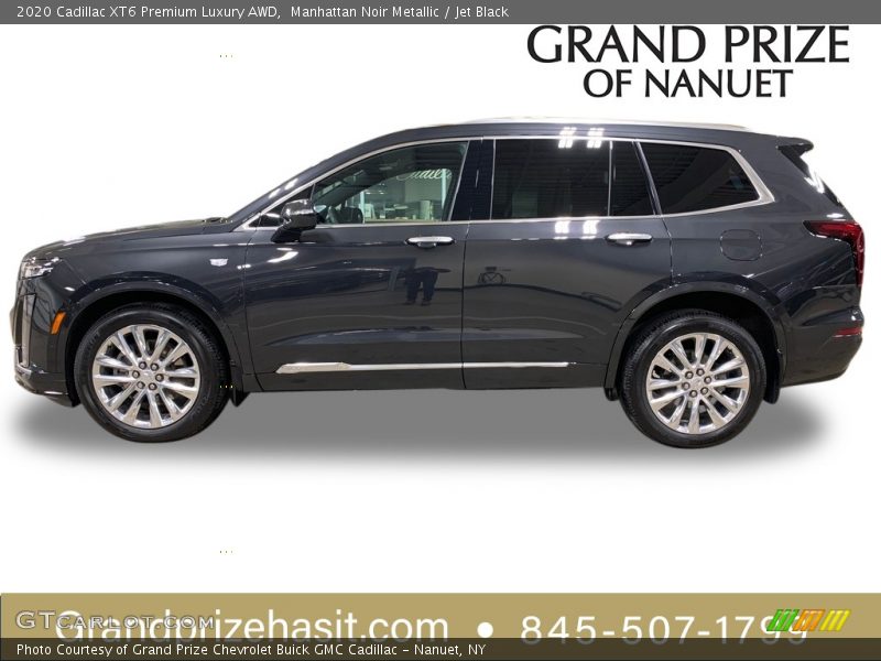 Manhattan Noir Metallic / Jet Black 2020 Cadillac XT6 Premium Luxury AWD