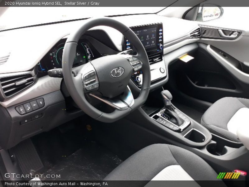 Stellar Silver / Gray 2020 Hyundai Ioniq Hybrid SEL