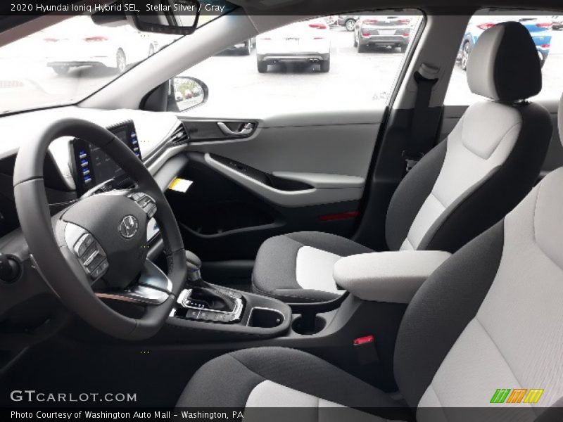 Stellar Silver / Gray 2020 Hyundai Ioniq Hybrid SEL