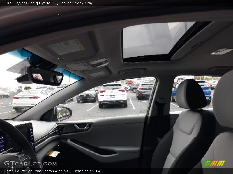 Stellar Silver / Gray 2020 Hyundai Ioniq Hybrid SEL