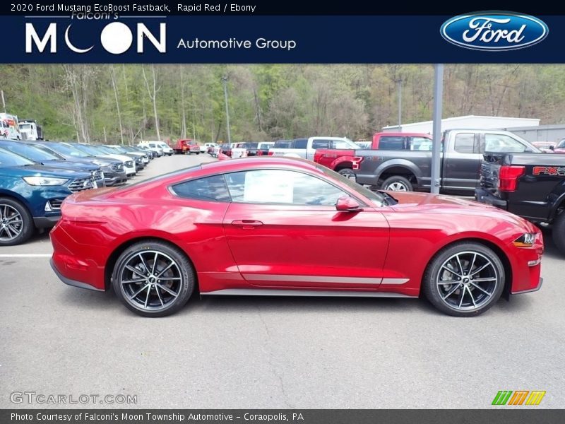 Rapid Red / Ebony 2020 Ford Mustang EcoBoost Fastback