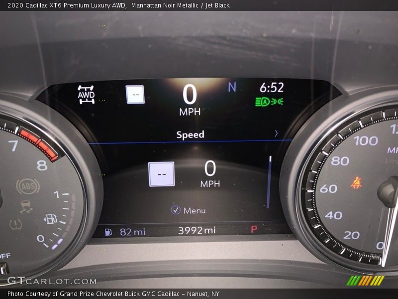 Manhattan Noir Metallic / Jet Black 2020 Cadillac XT6 Premium Luxury AWD