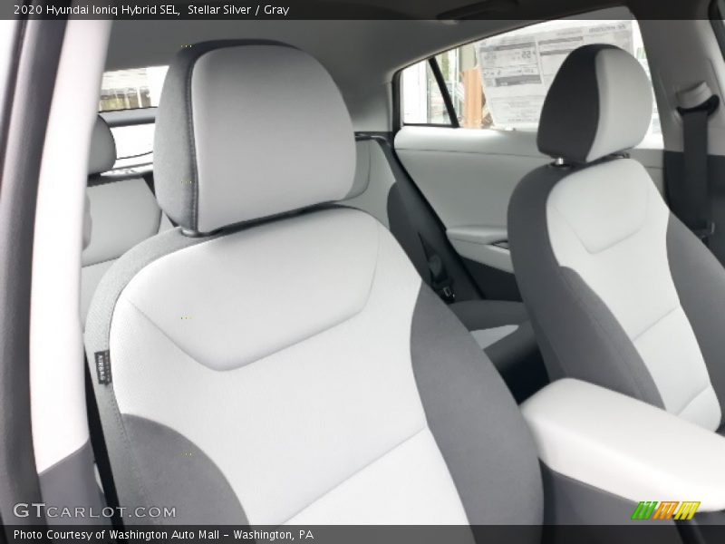 Stellar Silver / Gray 2020 Hyundai Ioniq Hybrid SEL