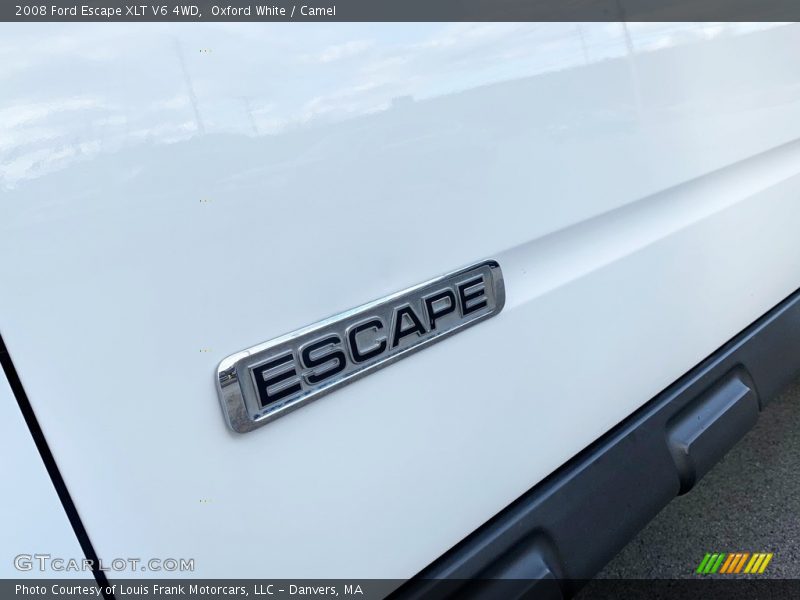 Oxford White / Camel 2008 Ford Escape XLT V6 4WD