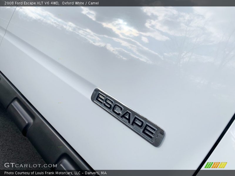 Oxford White / Camel 2008 Ford Escape XLT V6 4WD