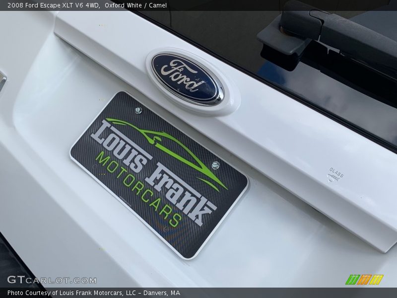 Oxford White / Camel 2008 Ford Escape XLT V6 4WD