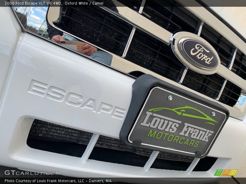 Oxford White / Camel 2008 Ford Escape XLT V6 4WD