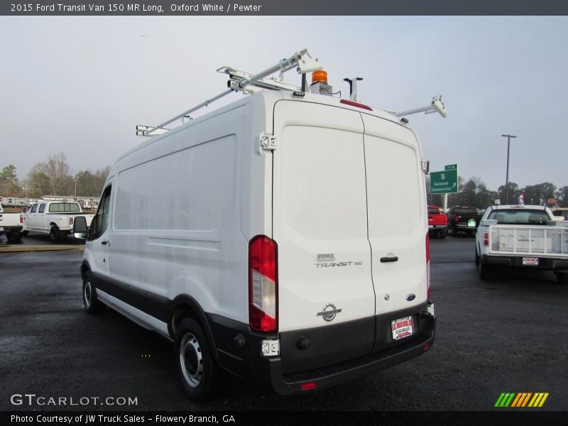 Oxford White / Pewter 2015 Ford Transit Van 150 MR Long