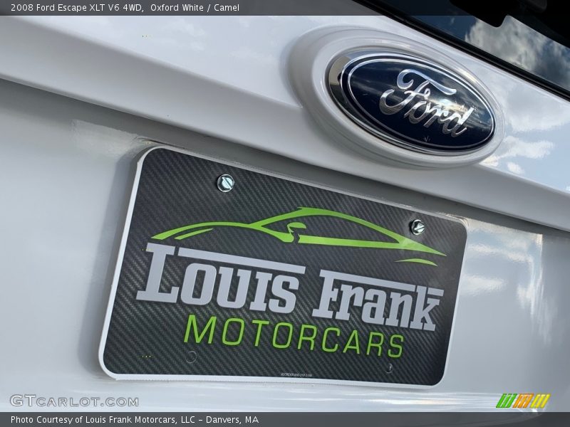 Oxford White / Camel 2008 Ford Escape XLT V6 4WD