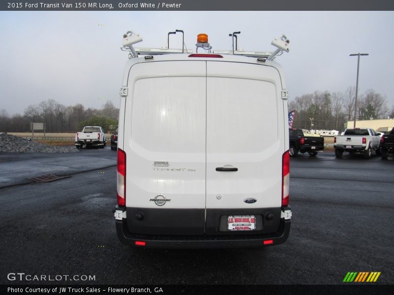 Oxford White / Pewter 2015 Ford Transit Van 150 MR Long