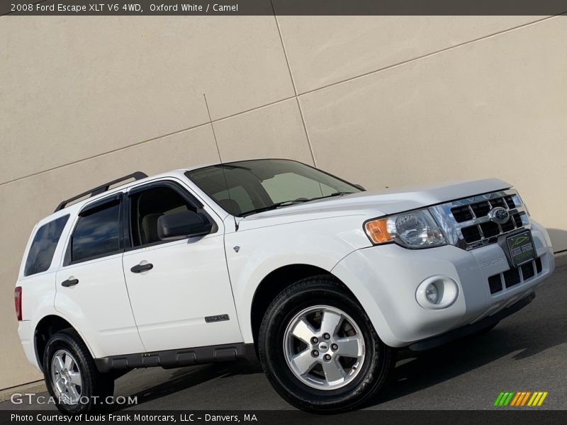 Oxford White / Camel 2008 Ford Escape XLT V6 4WD