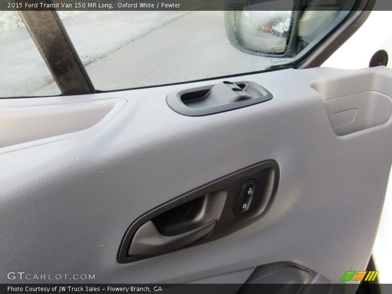Oxford White / Pewter 2015 Ford Transit Van 150 MR Long