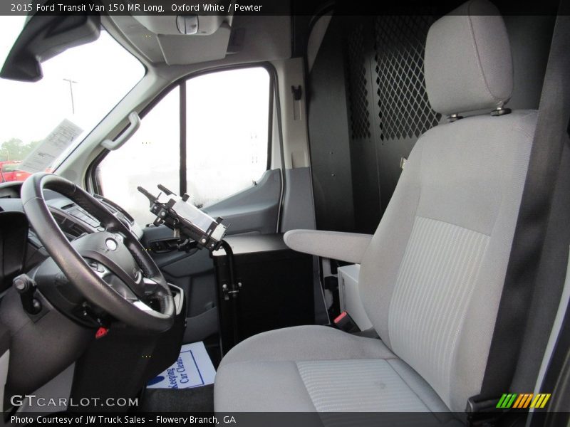 Oxford White / Pewter 2015 Ford Transit Van 150 MR Long