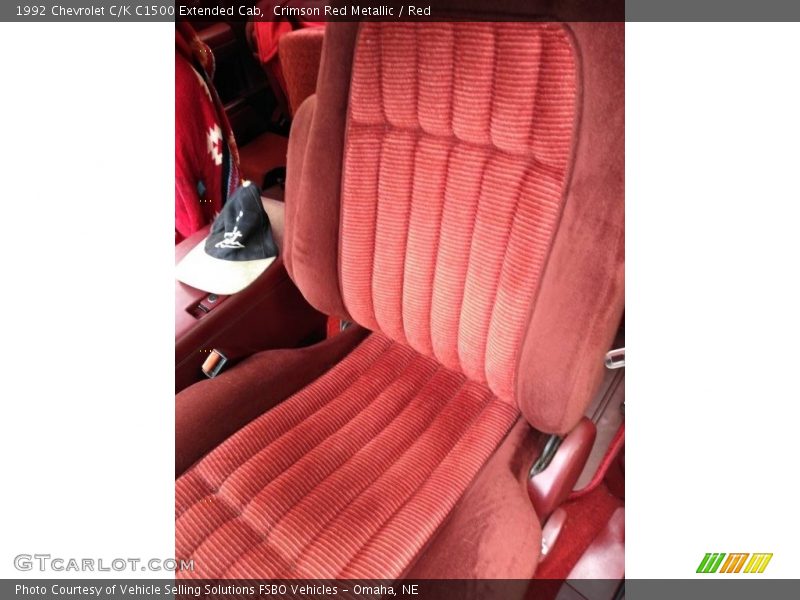 Front Seat of 1992 C/K C1500 Extended Cab