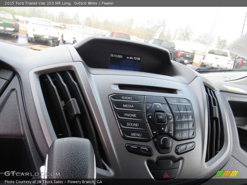 Oxford White / Pewter 2015 Ford Transit Van 150 MR Long
