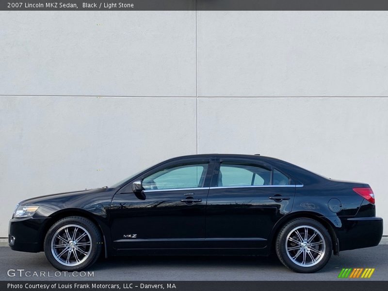 Black / Light Stone 2007 Lincoln MKZ Sedan