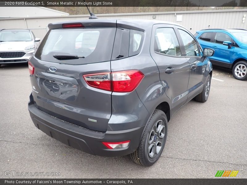 Smoke Metallic / Medium Light Stone 2020 Ford EcoSport S