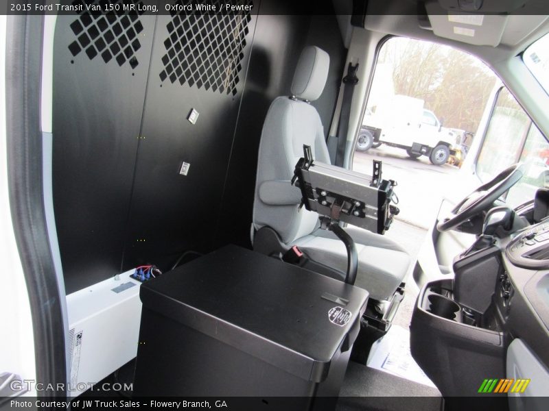 Oxford White / Pewter 2015 Ford Transit Van 150 MR Long
