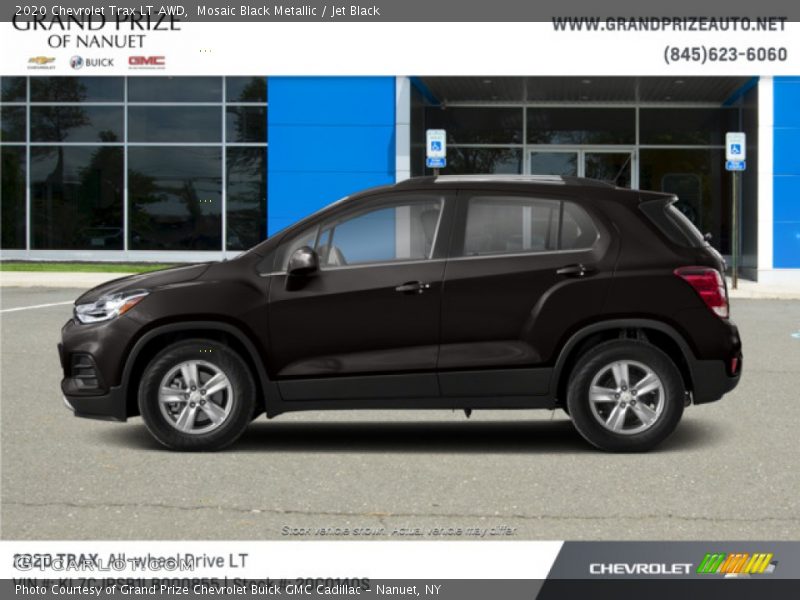 Mosaic Black Metallic / Jet Black 2020 Chevrolet Trax LT AWD