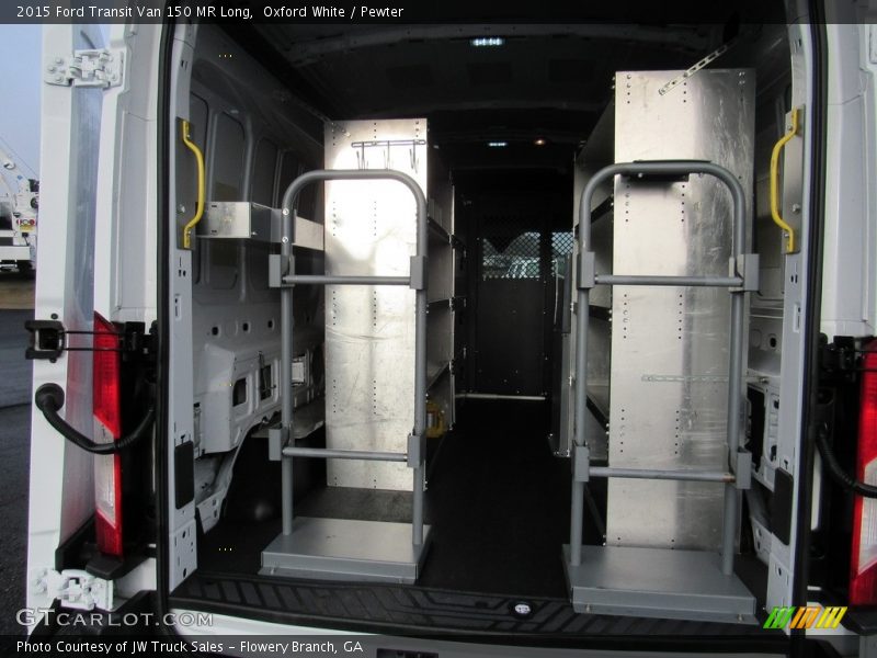 Oxford White / Pewter 2015 Ford Transit Van 150 MR Long