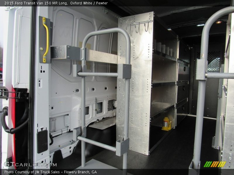 Oxford White / Pewter 2015 Ford Transit Van 150 MR Long