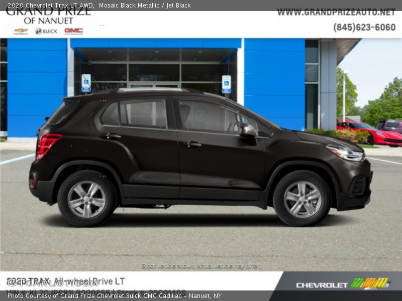 Mosaic Black Metallic / Jet Black 2020 Chevrolet Trax LT AWD