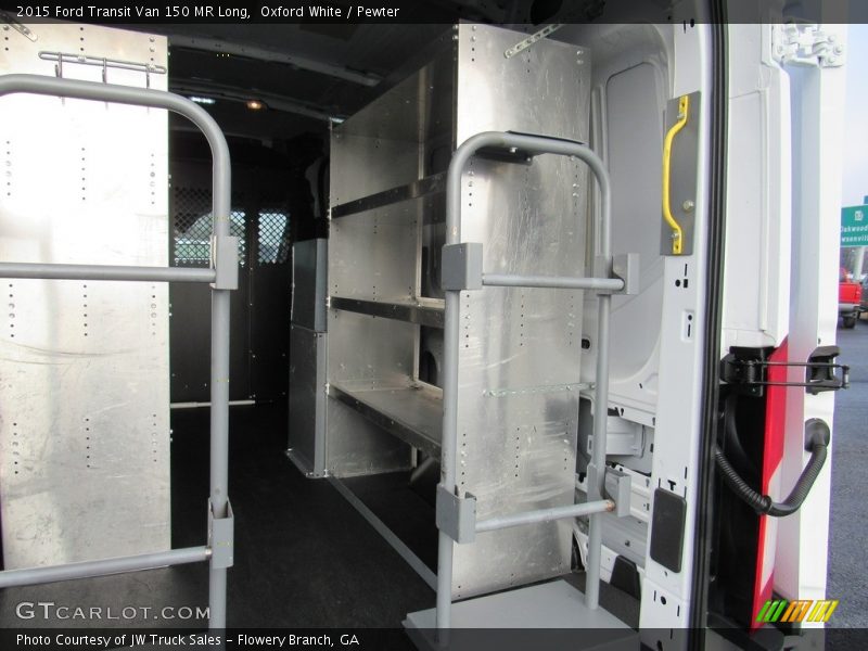 Oxford White / Pewter 2015 Ford Transit Van 150 MR Long